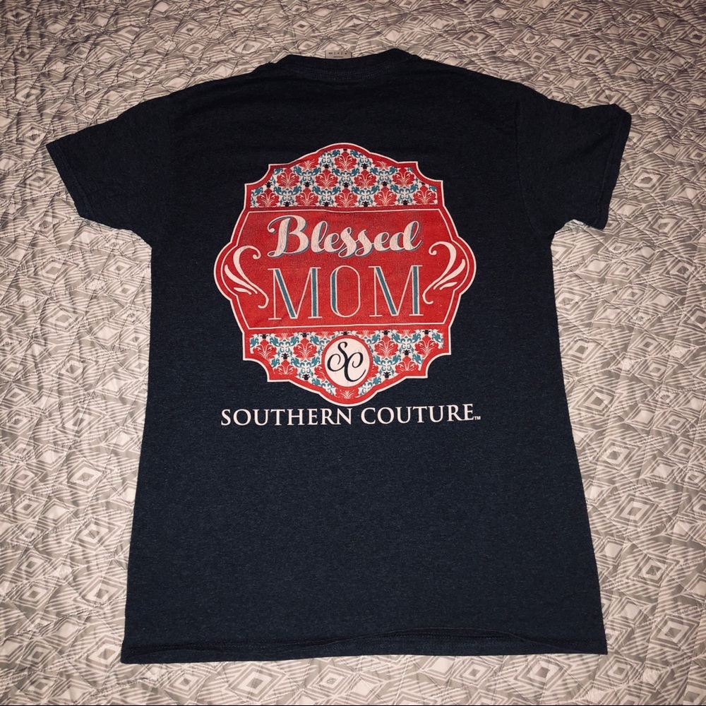 Southern Couture Blessed Mom T-Shirt